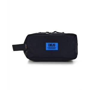 NEW DEUS EX MACHINA unisex shoreline wash bag in black